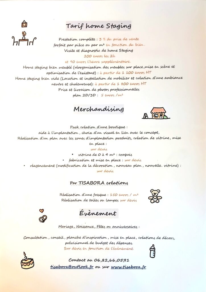 Tisabora Artisanat D Art Strasbourg TISABORA TARIFS 2